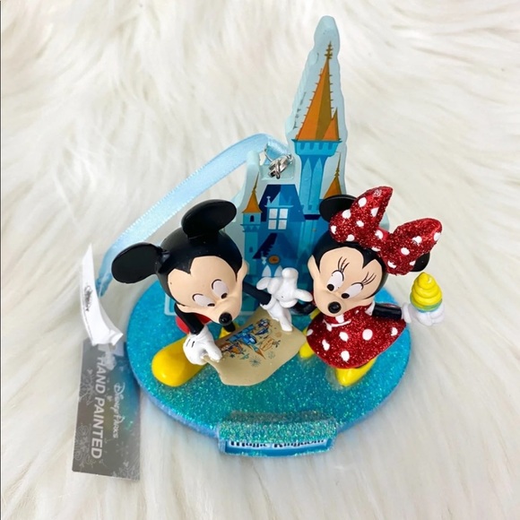 Mickey And Minnie Magic Kingdom Ornament - Picture 4 of 6